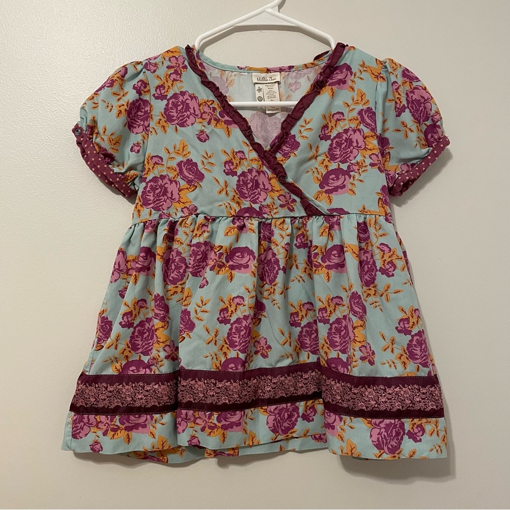 Matilda Jane Secret Fields Lilac Bouquet Wrap Blouse